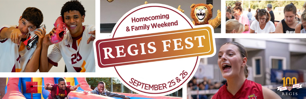 Regis Fest banner