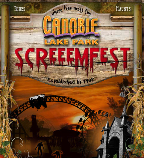 Canobie Lake Screeemfest Logo