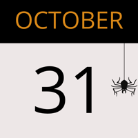 halloween spider calendar icon